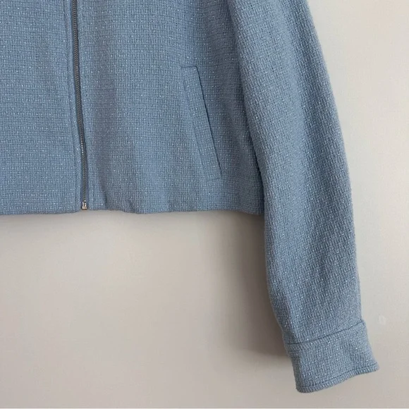 Zara Cropped Textured Jacket - Picture 10 of 16
